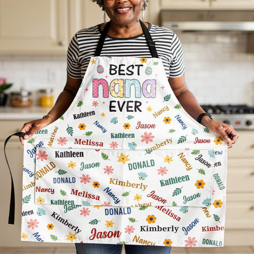Best Nana Ever - Personalized Apron With Pocket