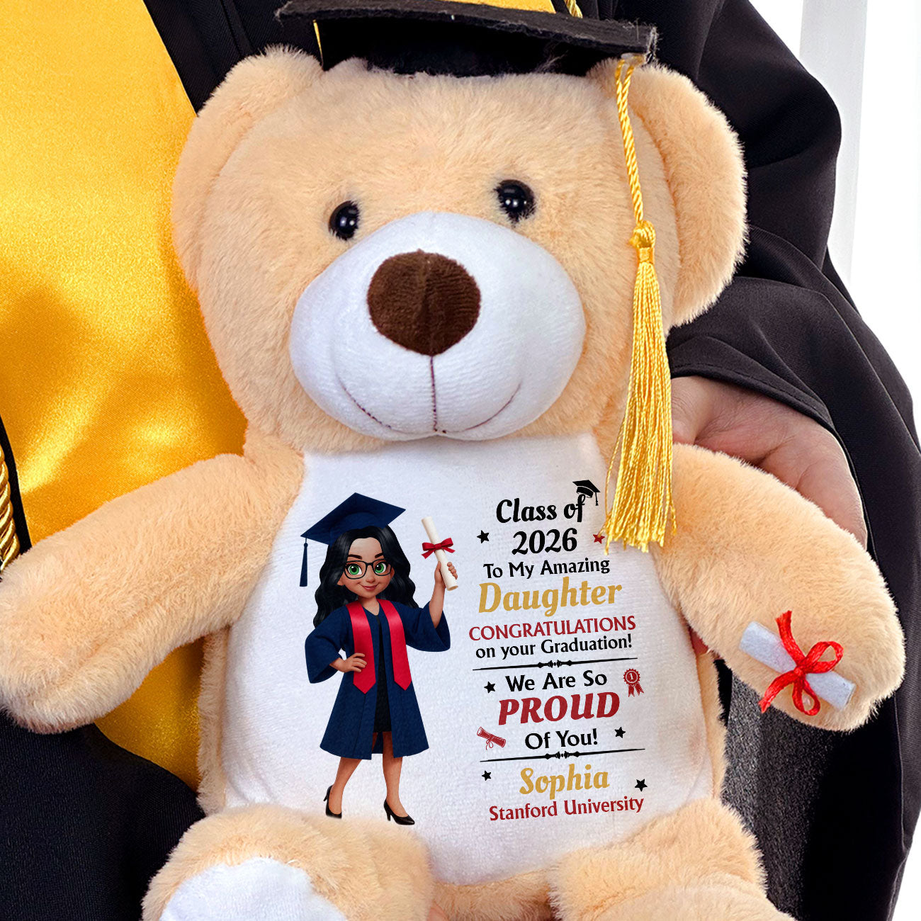 Graduation Pride - Personalized Graduation Teddy Bear