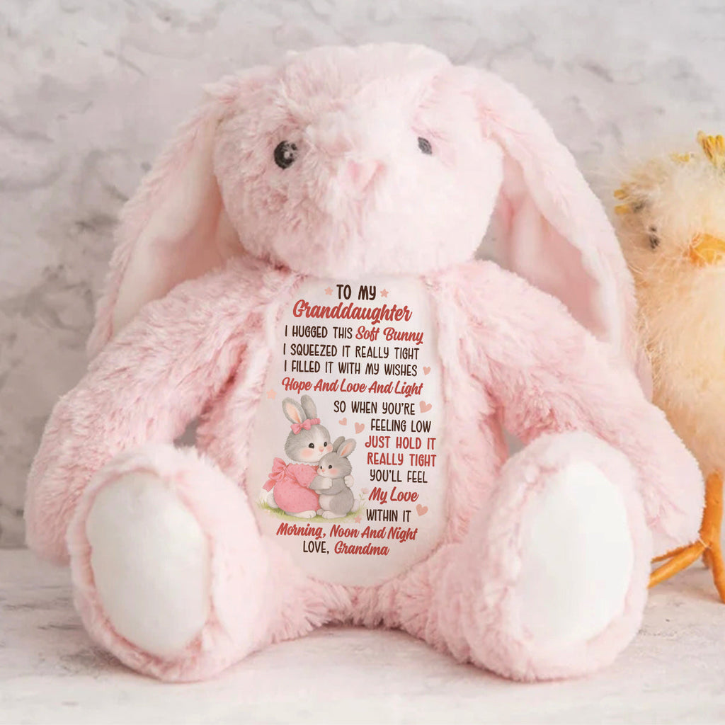 You’ll Feel My Love Within It - Personalized Stuffed Bunny