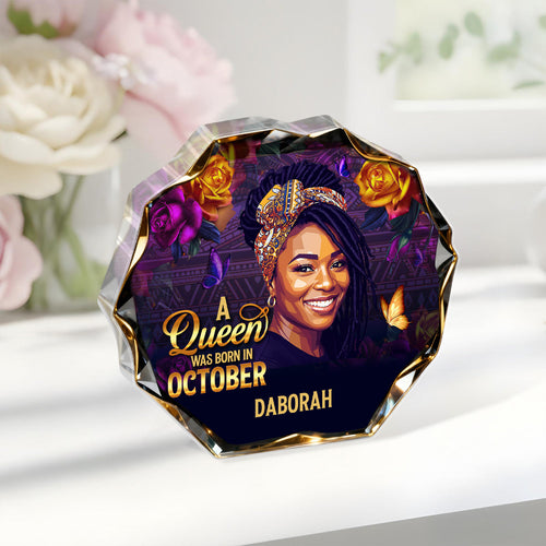 A Beautiful Queen - Personalized Custom Shaped Acrylic Plaque