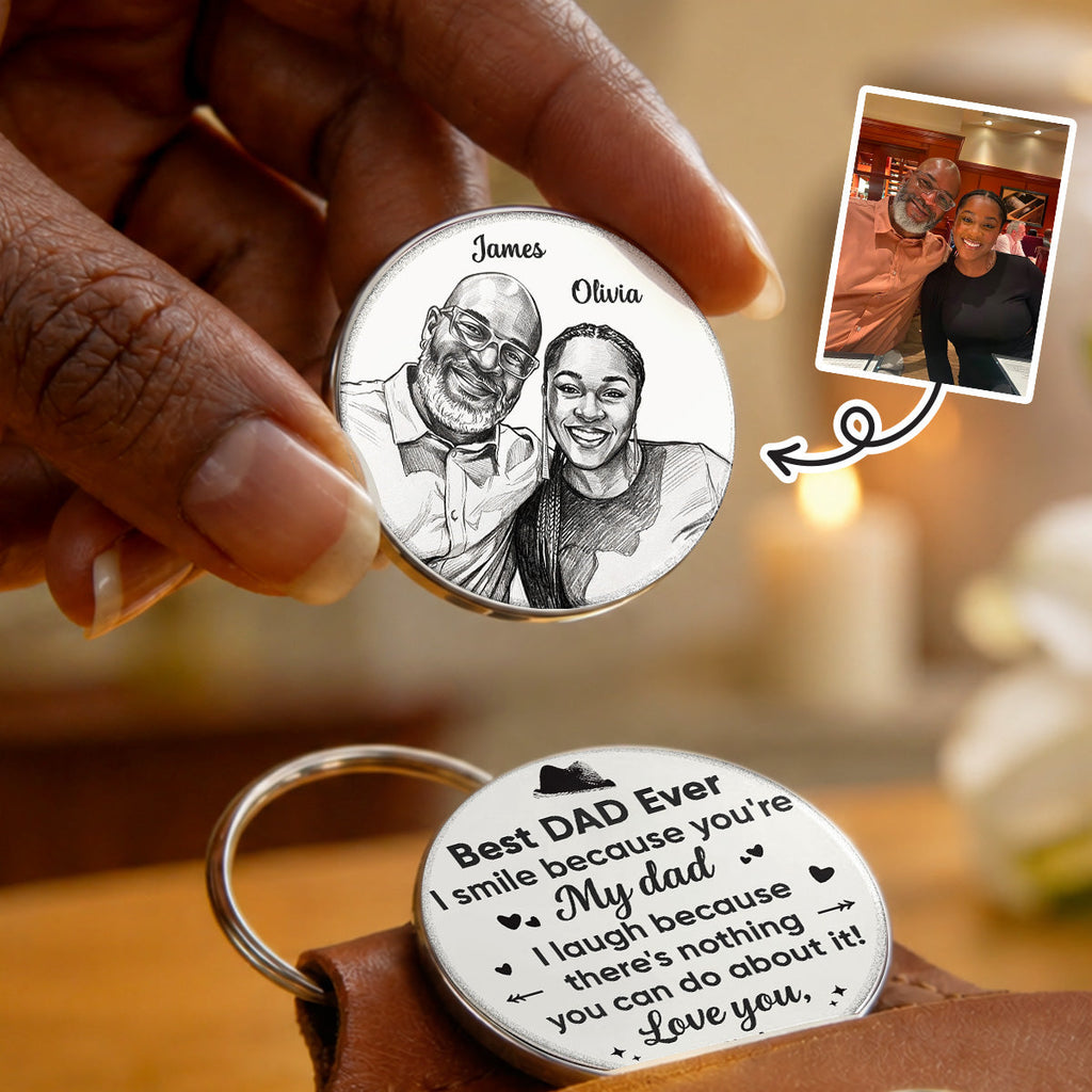 Best Dad Ever - Personalized Pocket Hug