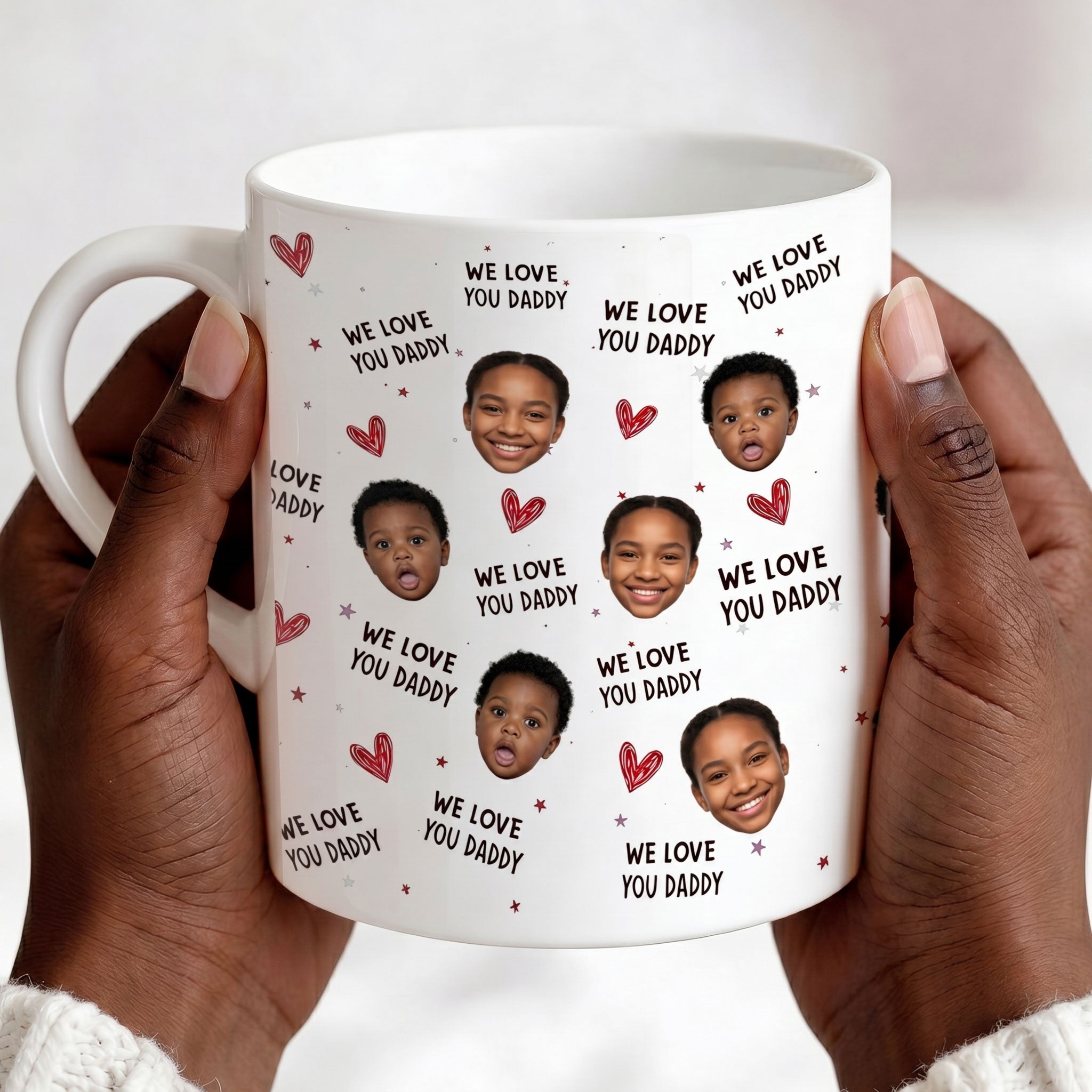 I Love You Daddy - Personalized Ceramic Coffee Mug