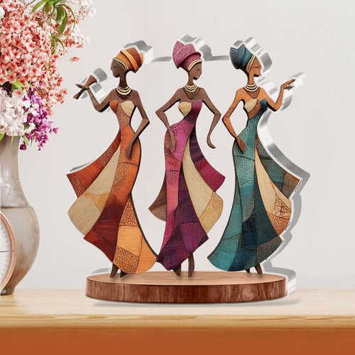 African Souls -  Custom Shaped Acrylic Plaque
