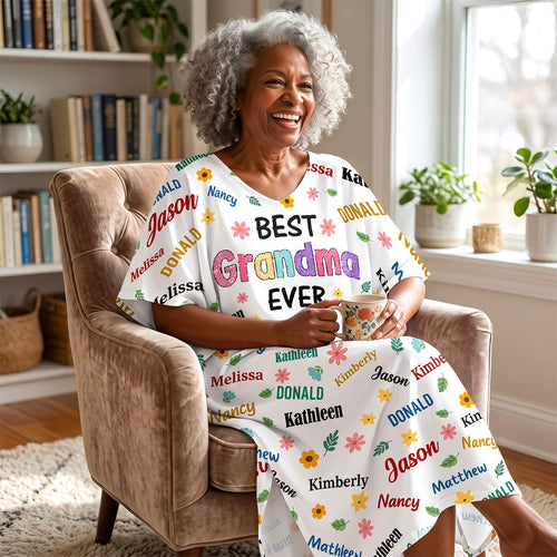 Best Nana Ever - Personalized Kaftan Dress