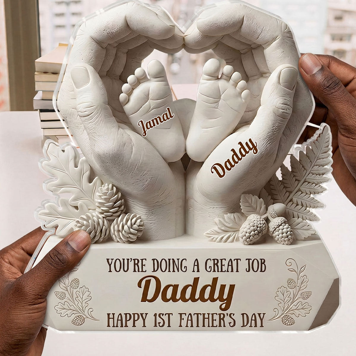 You’re Doing A Great Job Daddy - Personalized Custom Shaped Acrylic Plaque