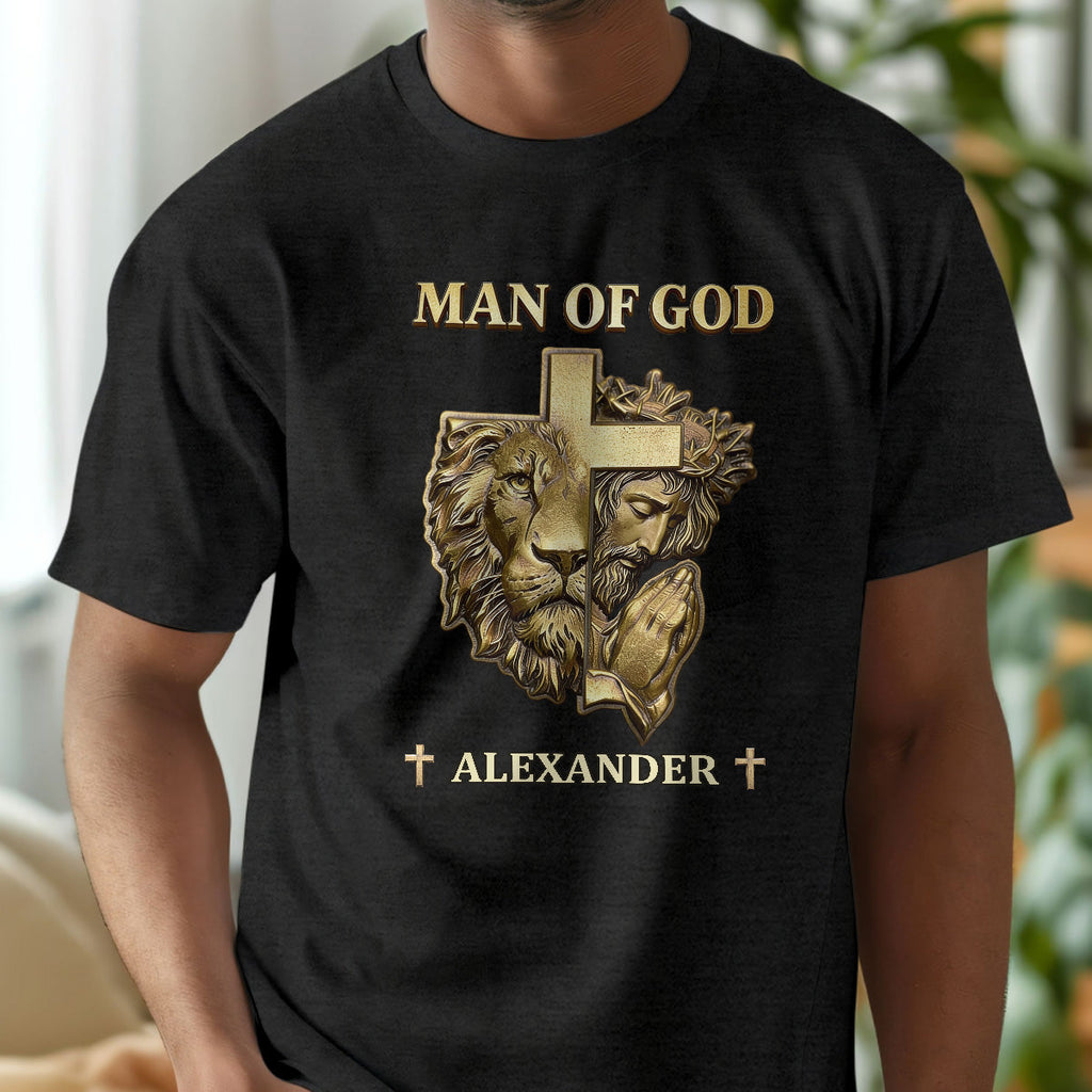 Man Of God - Personalized 2D Unisex T-shirt