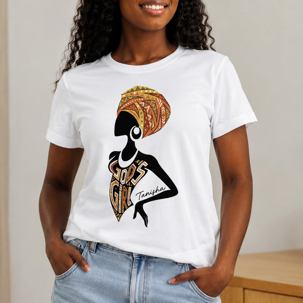 God's Girl - Personalized 2D Unisex T-shirt