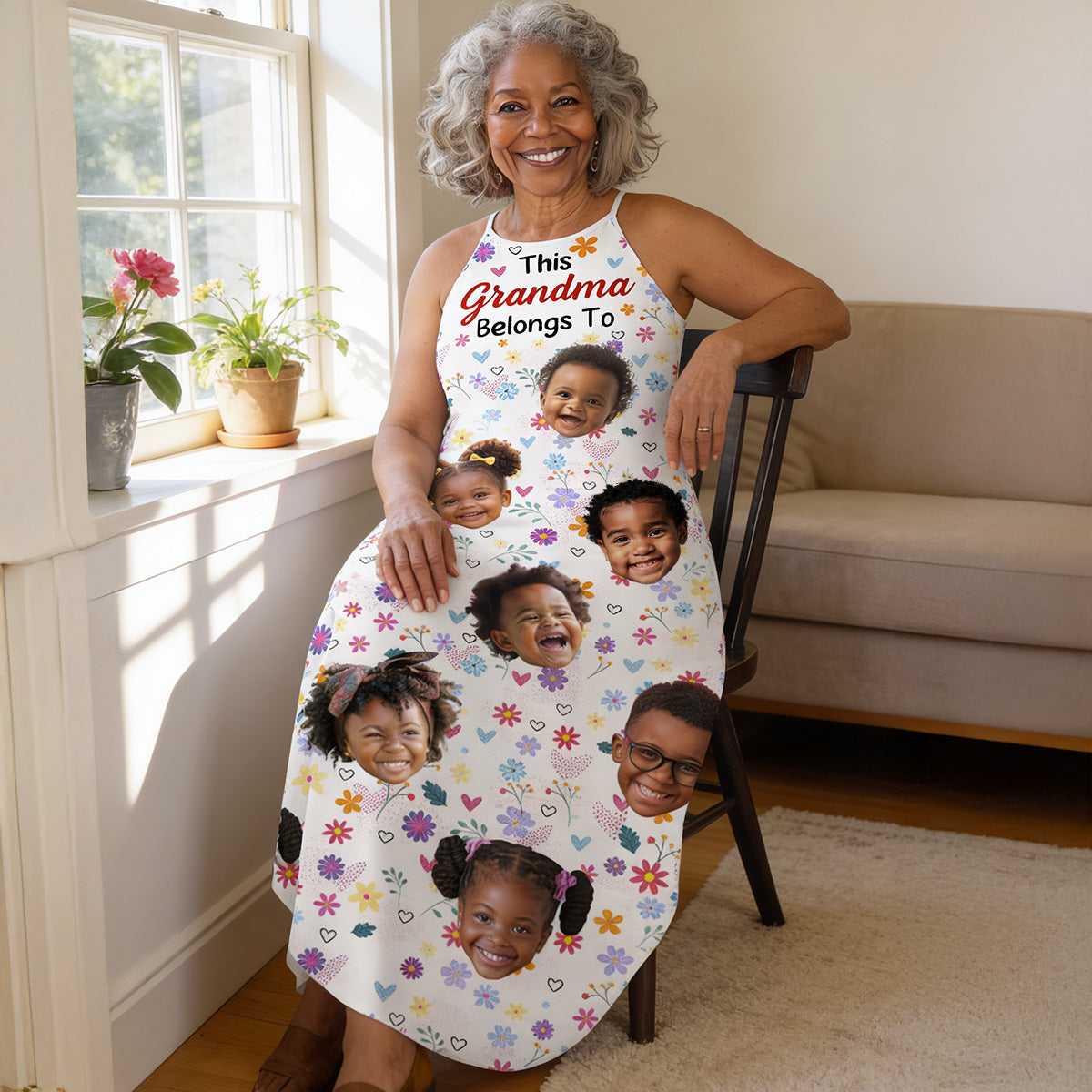 This Grandma Belongs To - Personalized Maxi Dress