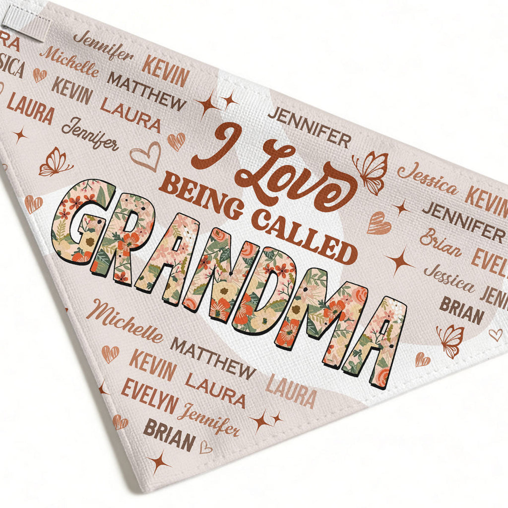 I Love Being Called Grandma - Personalized Shawl Wrap