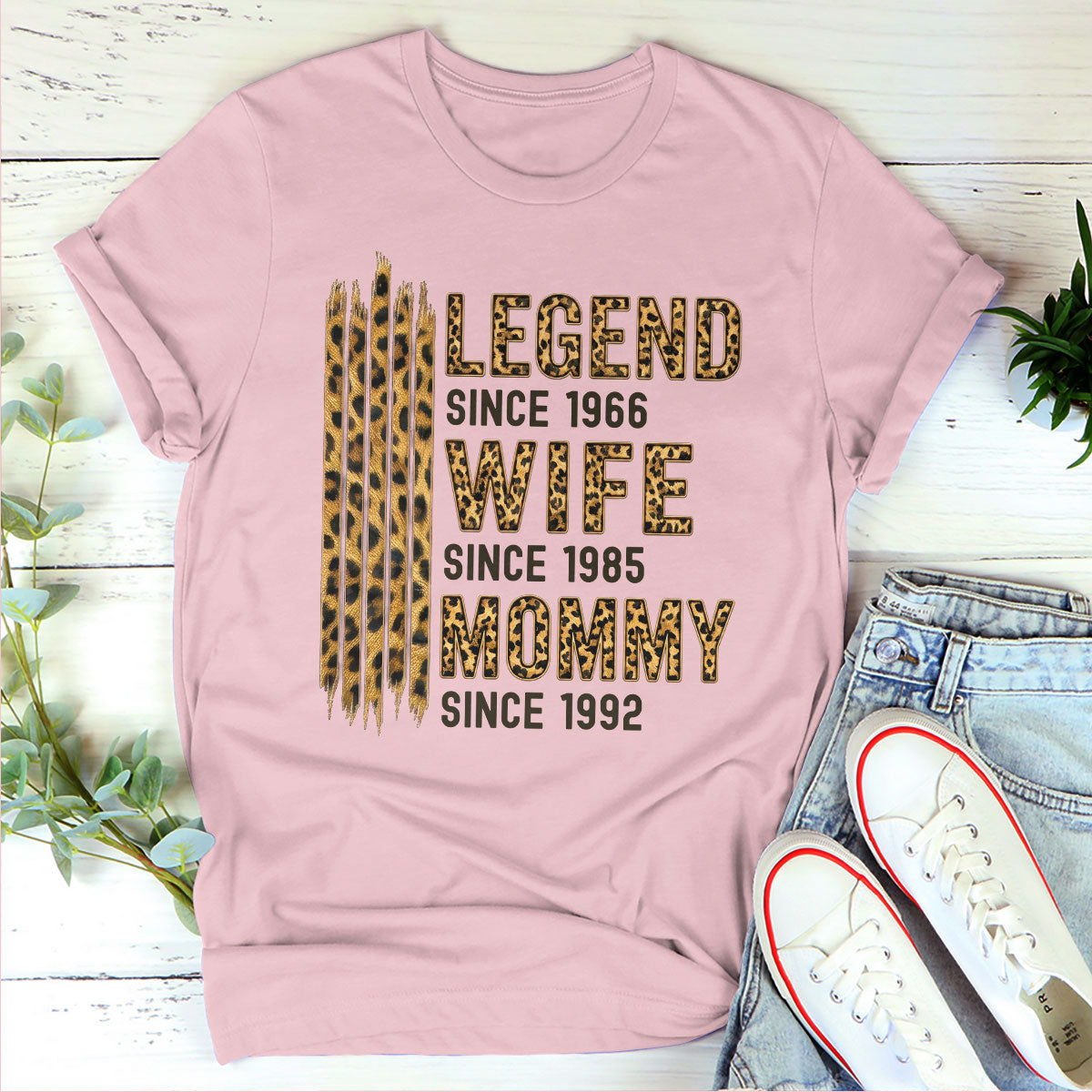 Legend Wife Mom Grandma - Personalized 2D Unisex T-shirt