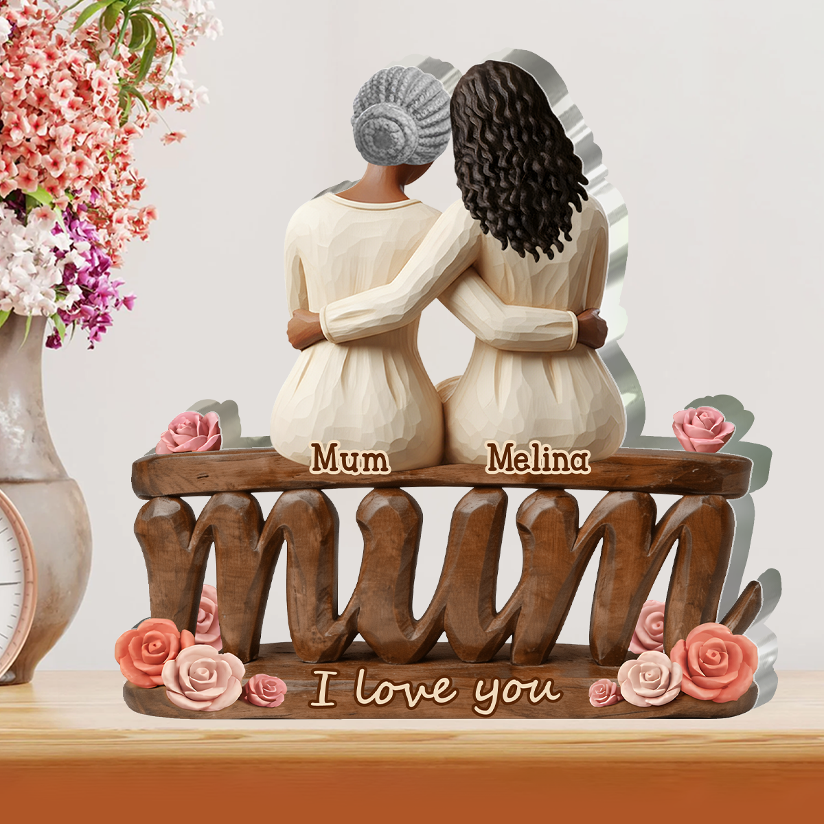 Thanks For Having Our Backs - Personalized Custom Shaped Acrylic Plaque