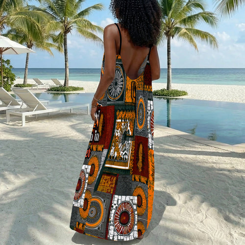 A Beautiful Queen - Personalized Backless Cami Maxi Dress