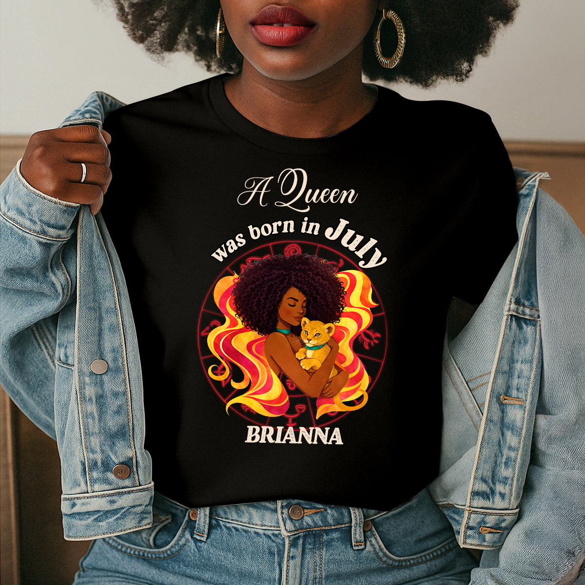 A Beautiful Queen - Personalized 2D Unisex T-shirt