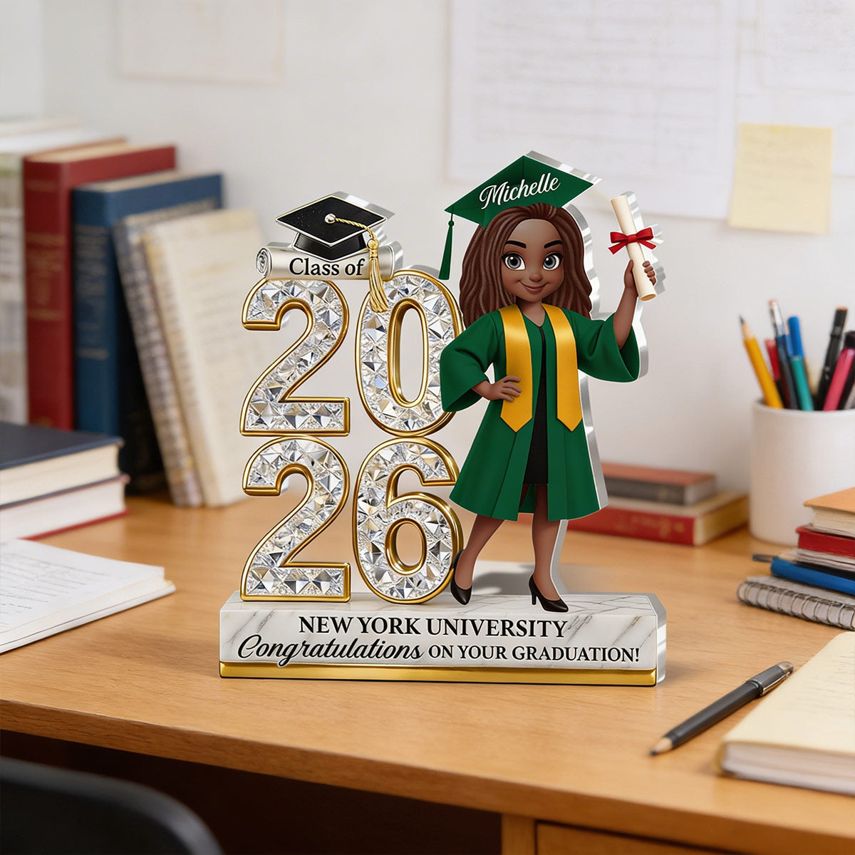 Class Of 2026 Graduate - Personalized Custom Shaped Acrylic Plaque