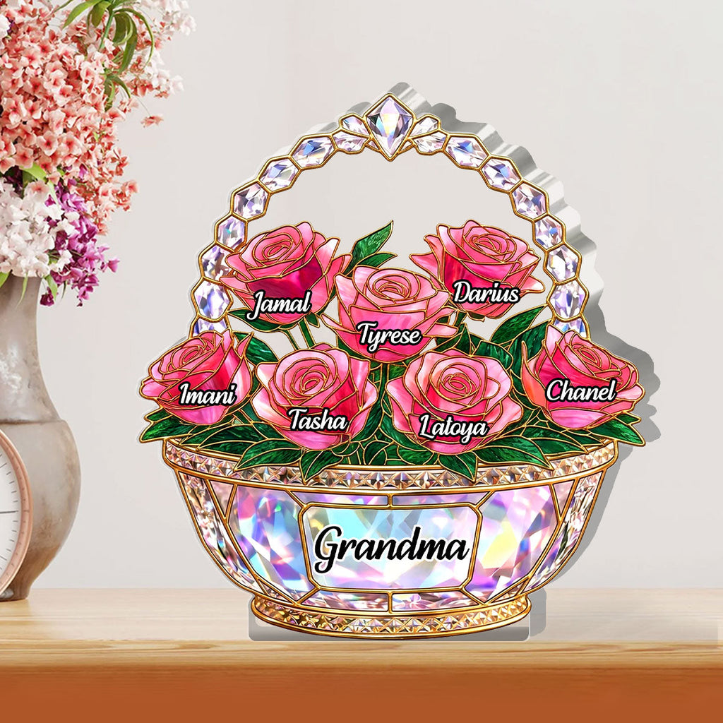 Mom Is My Home - Personalized Custom Shaped Acrylic Plaque
