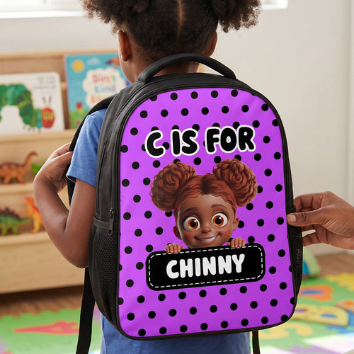 C Is For - Personalized Kid's School Backpack