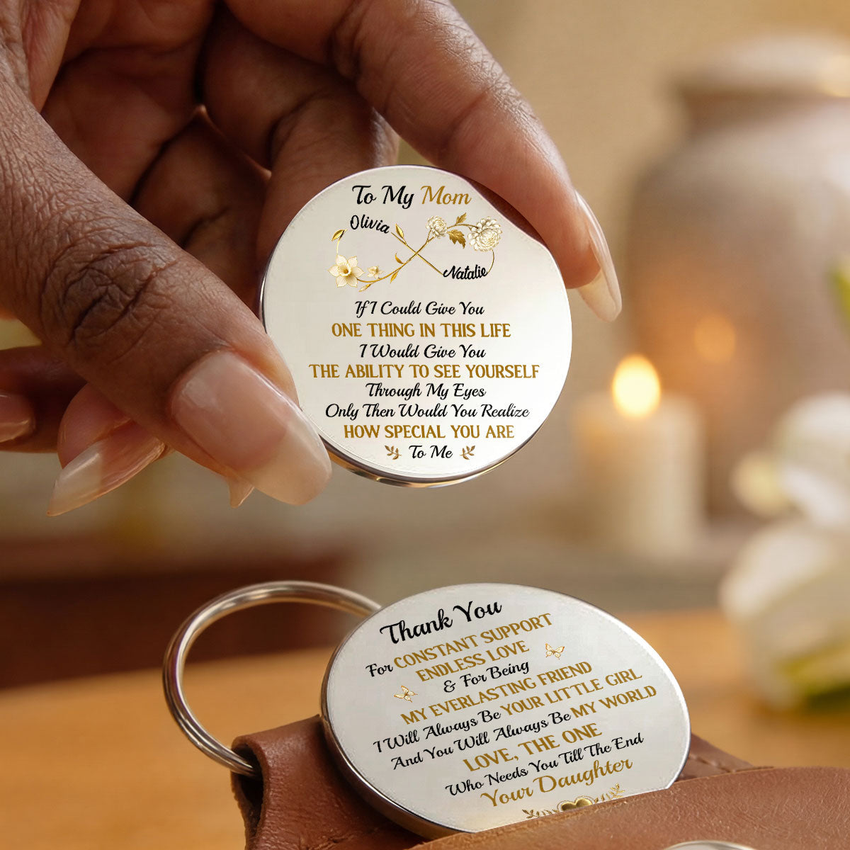 Thank You For Your Endless Love - Personalized Pocket Hug