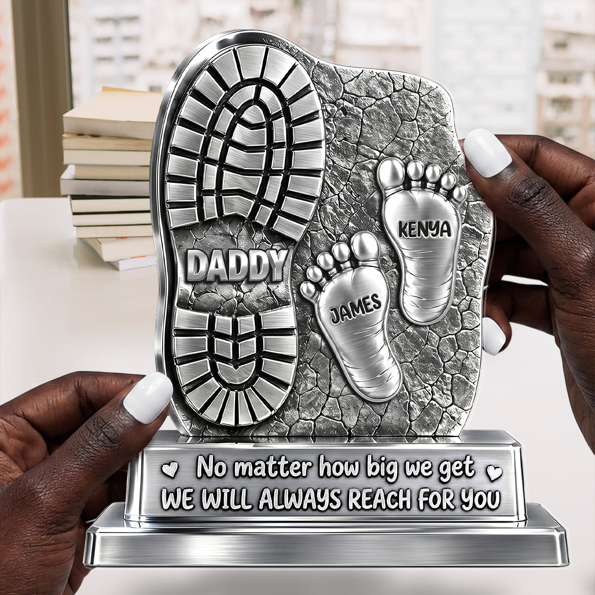 We Will Always Reach For You - Personalized Custom Shaped Acrylic Plaque