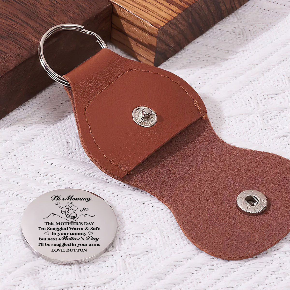 I'll Be Snuggled In Your Arms - Personalized Pocket Hug