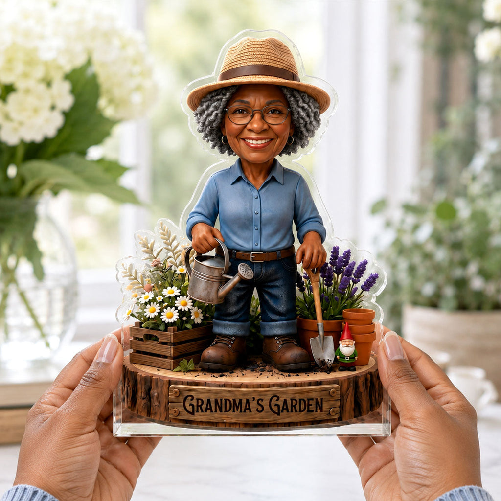 Custom Photo Garden Decor - Personalized Custom Shaped Acrylic Plaque