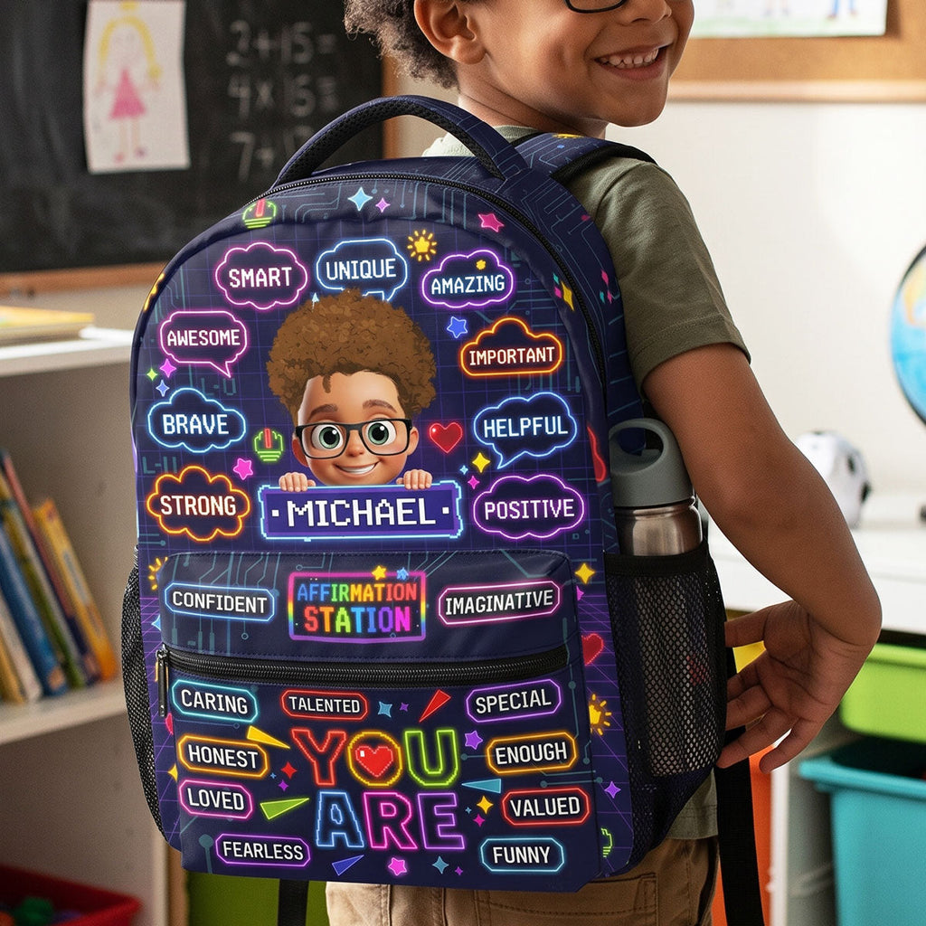 Affirmation Station - Personalized Backpack