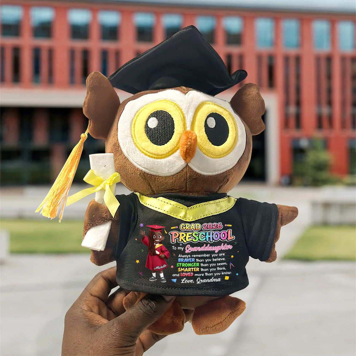 Preschool Kindergarten Graduation - Personalized Graduation Owl