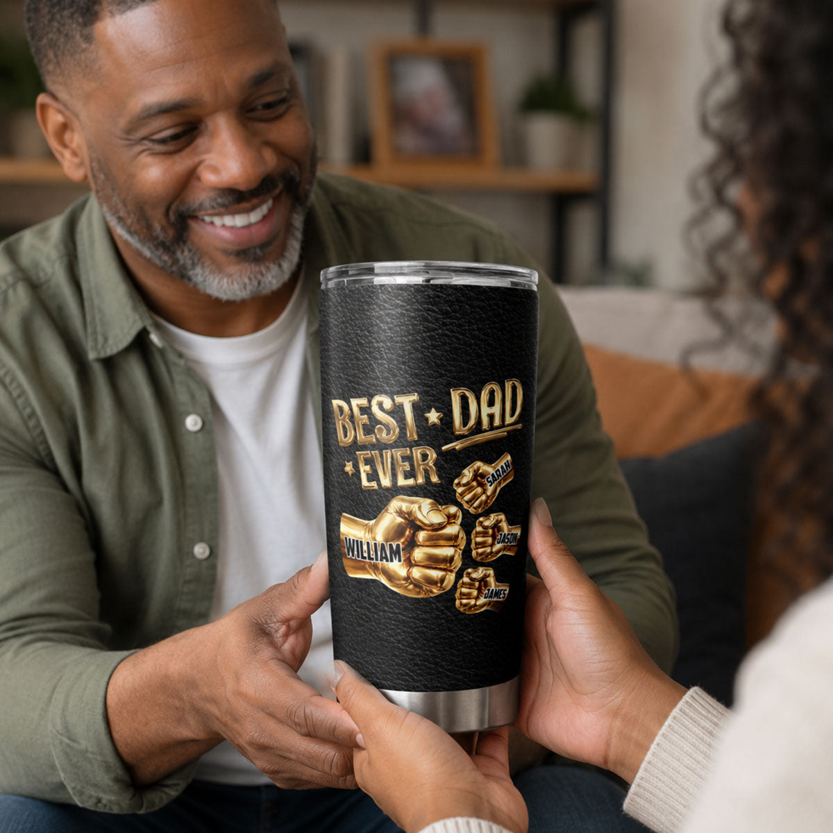 Best Dad Ever - Personalized Stainless Steel Tumbler
