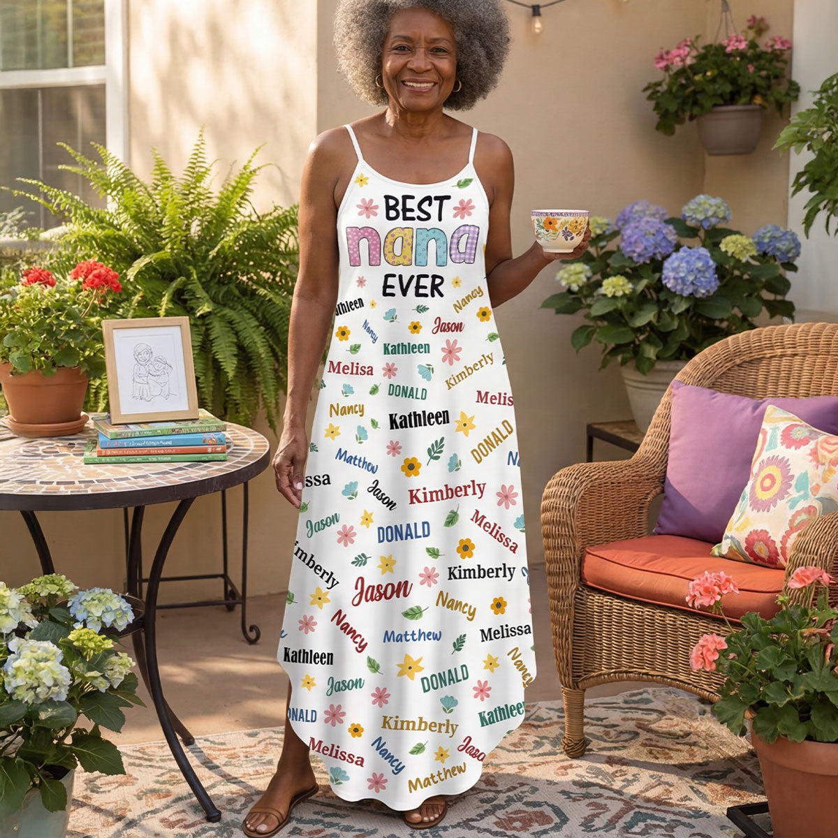 Best Nana Ever - Personalized Maxi Dress