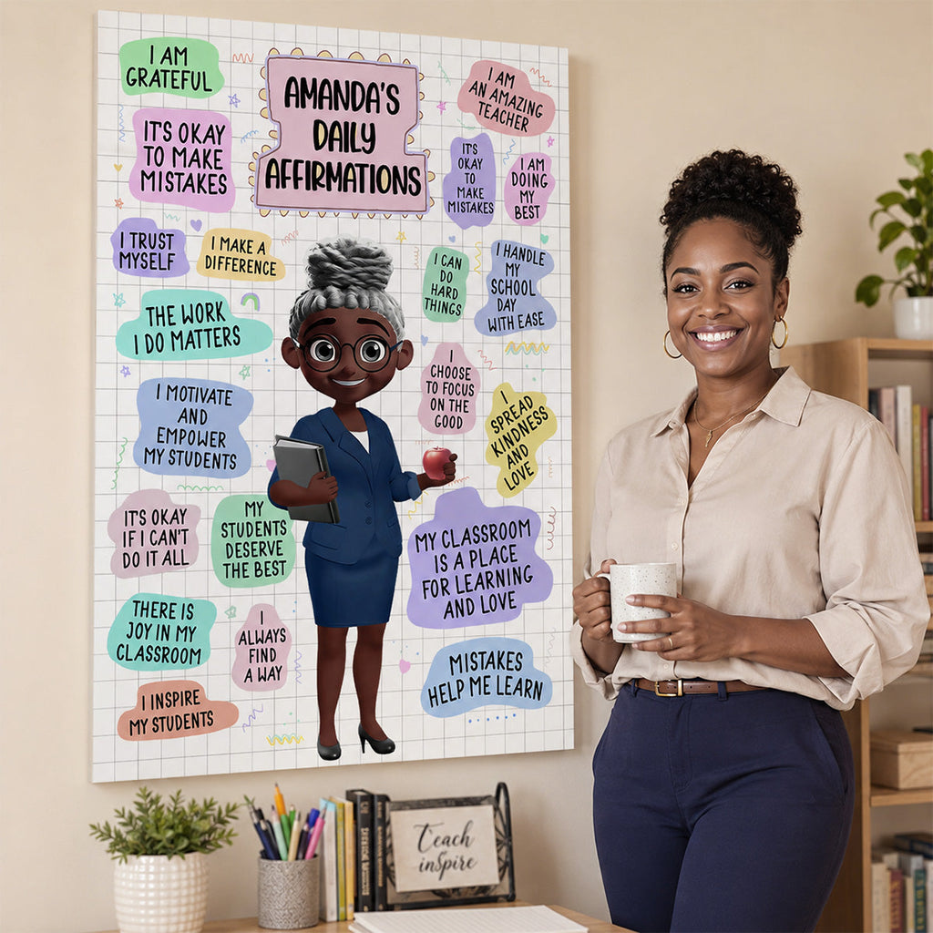 My Daily Affirmations - Personalized Poster/Canvas