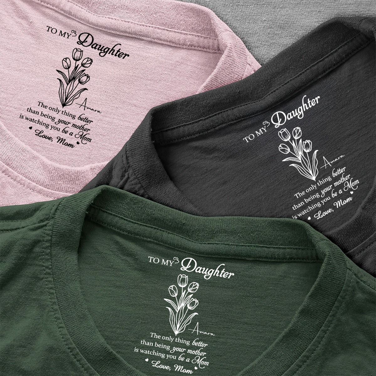 The Only Thing Better Than Being Your Mother - Personalized Shirt With Design Inner Neck