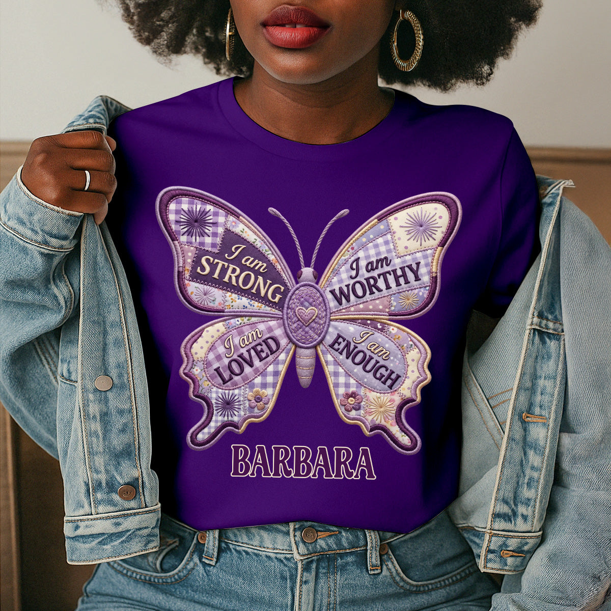 I Am Strong - Personalized 2D Unisex T-shirt