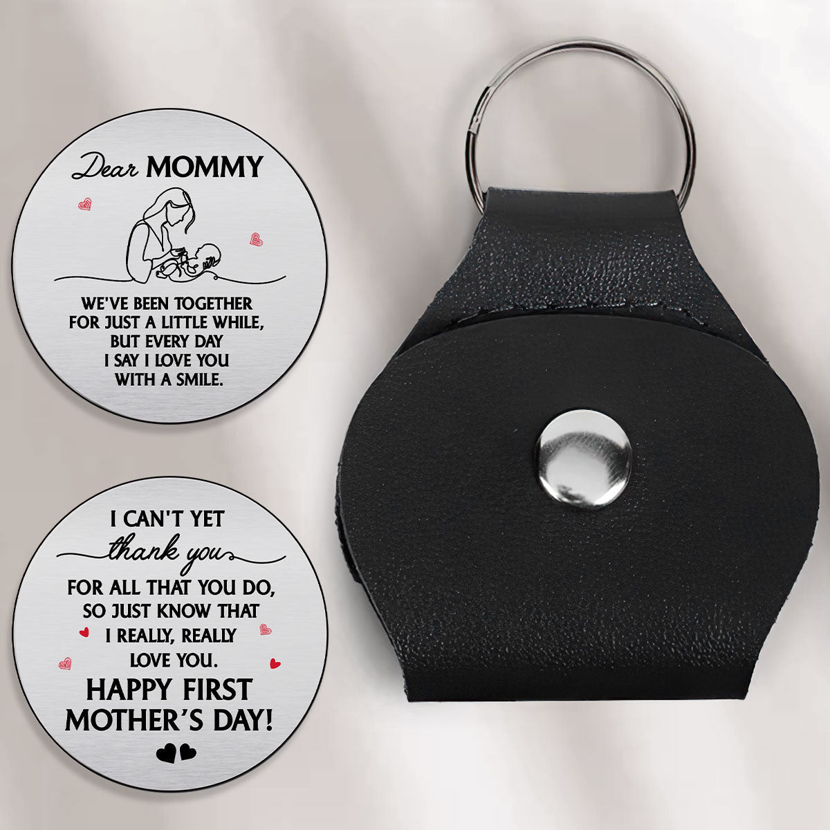 I Love You With A Smile - Personalized Pocket Hug