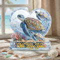 Grandma Mom Turtle - Personalized Custom Shaped Acrylic Plaque