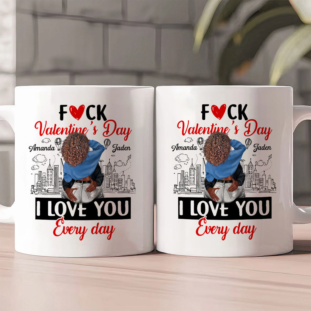 I Love You Every Day - Personalized Ceramic Coffee Mug