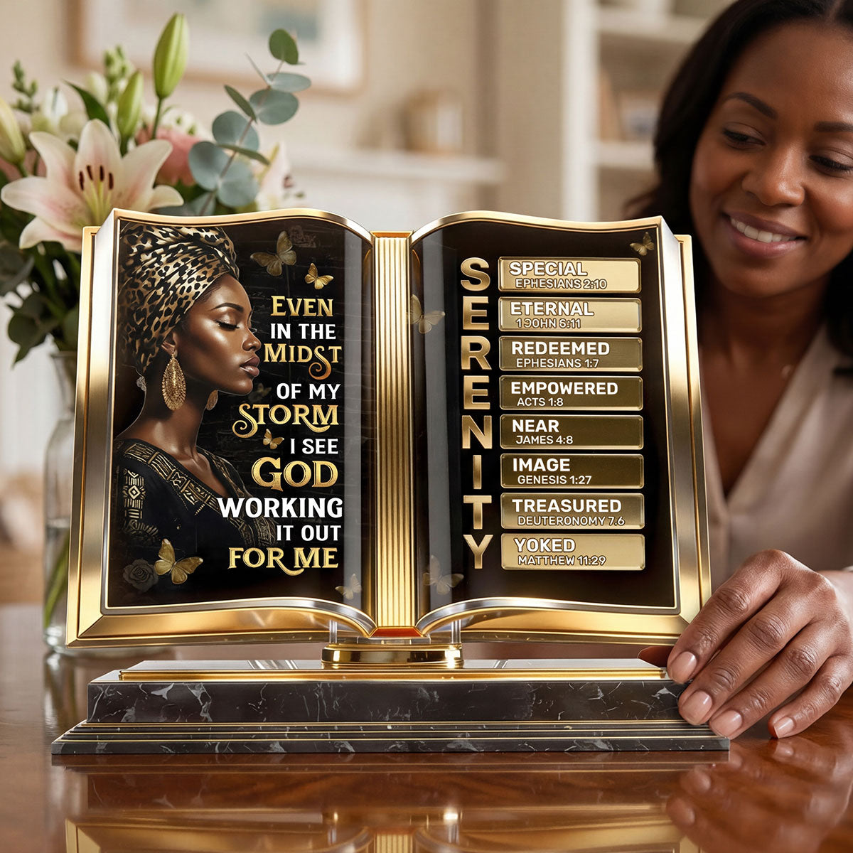 I See God Working It Out For Me - Personalized Custom Shaped Acrylic Plaque