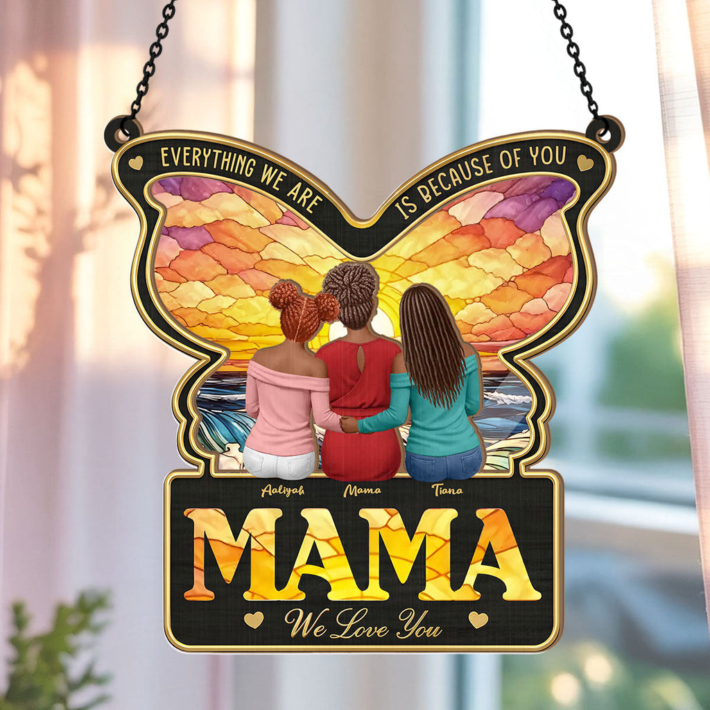 Mom You Are My Heart - Personalized Window Hanging Suncatcher