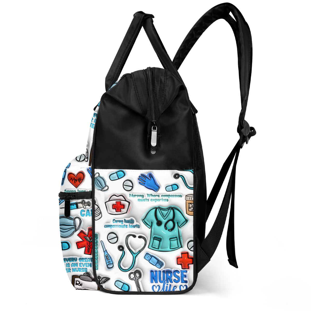 Nurse Life - Personalized Duckbilled Backpack