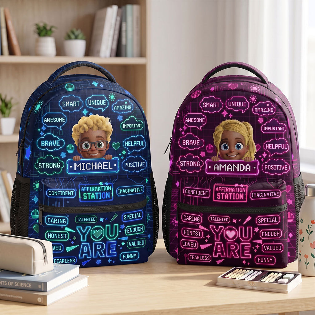 Affirmation Station - Personalized Backpack