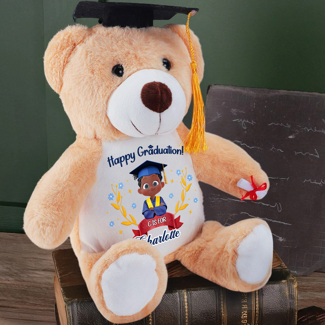 Happy Graduation - Personalized Graduation Teddy Bear