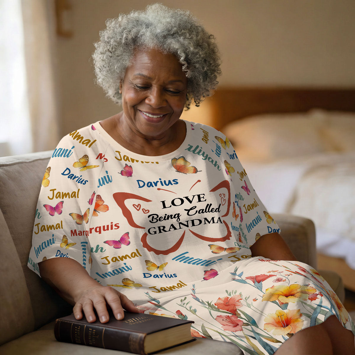 Love Being Called Grandma - Personalized Sleep Tee