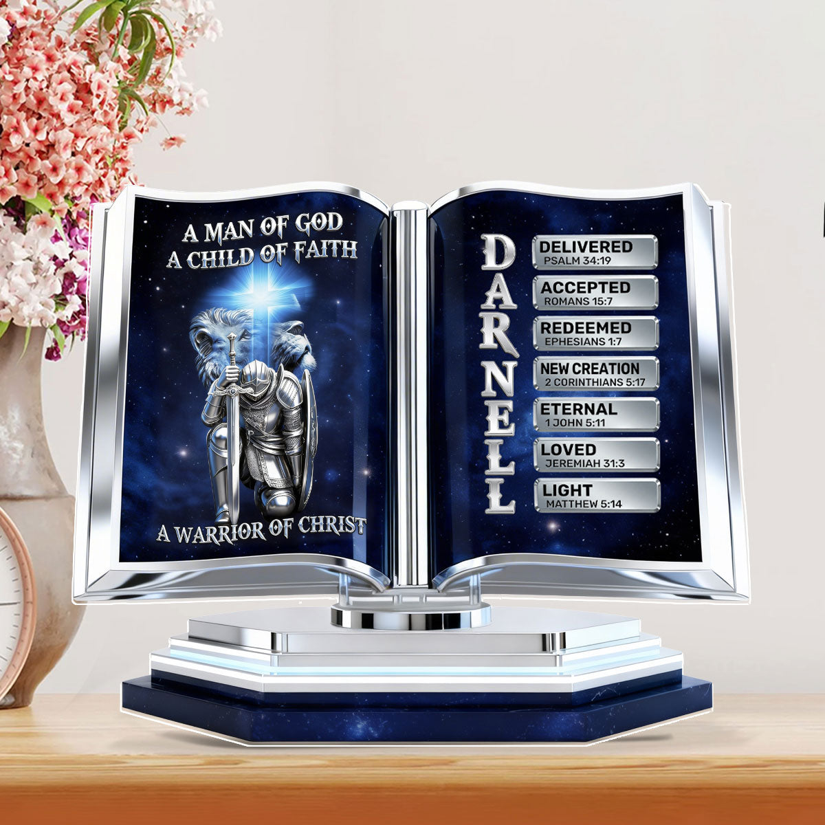 Man Of God - Personalized Custom Shaped Acrylic Plaque