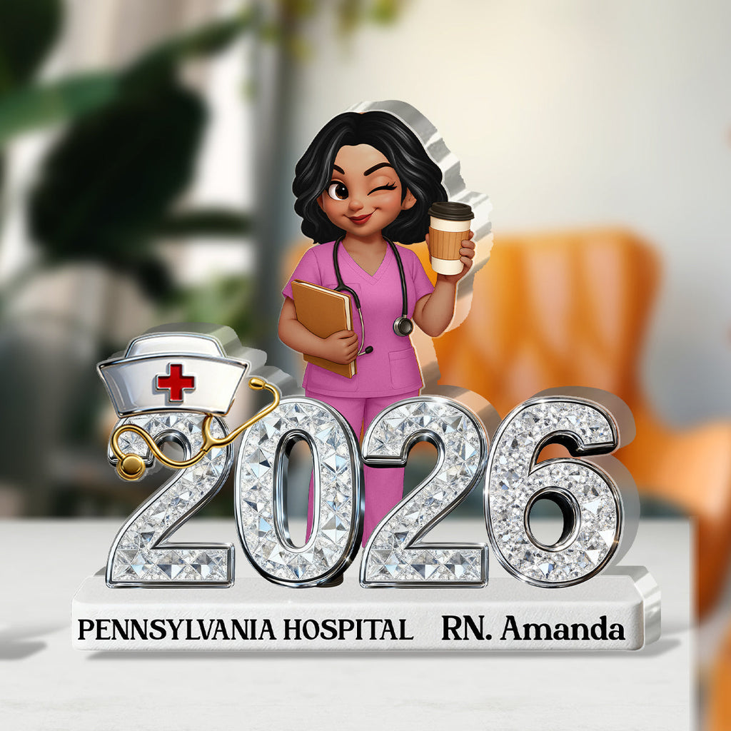I'm A Nurse - Personalized Custom Shaped Acrylic Plaque