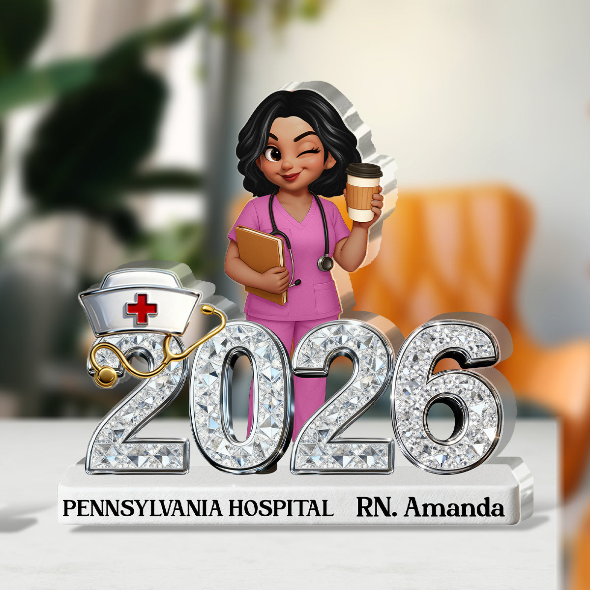 I'm A Nurse - Personalized Custom Shaped Acrylic Plaque