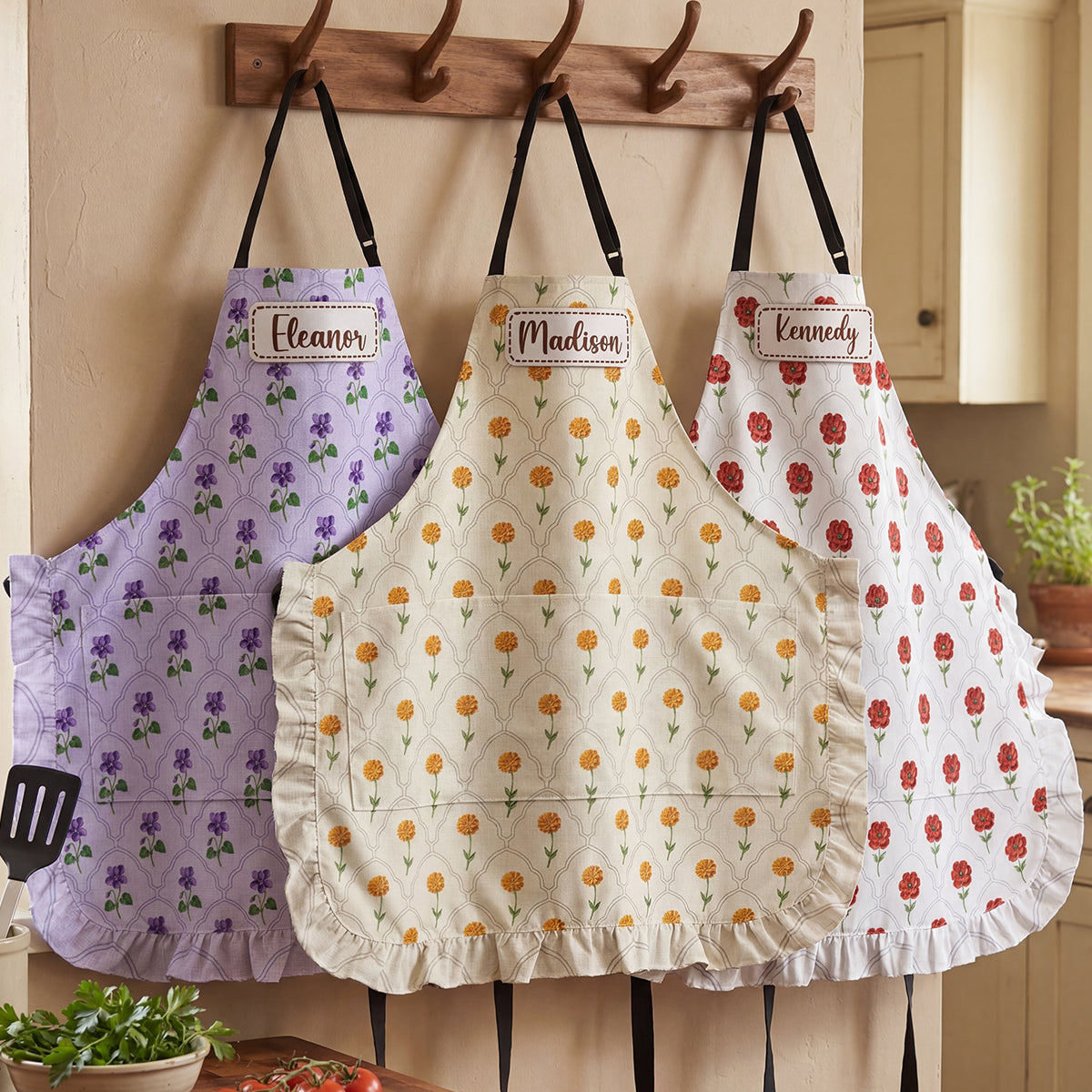 To My Daughter, Granddaughter - Personalized Ruffled Apron