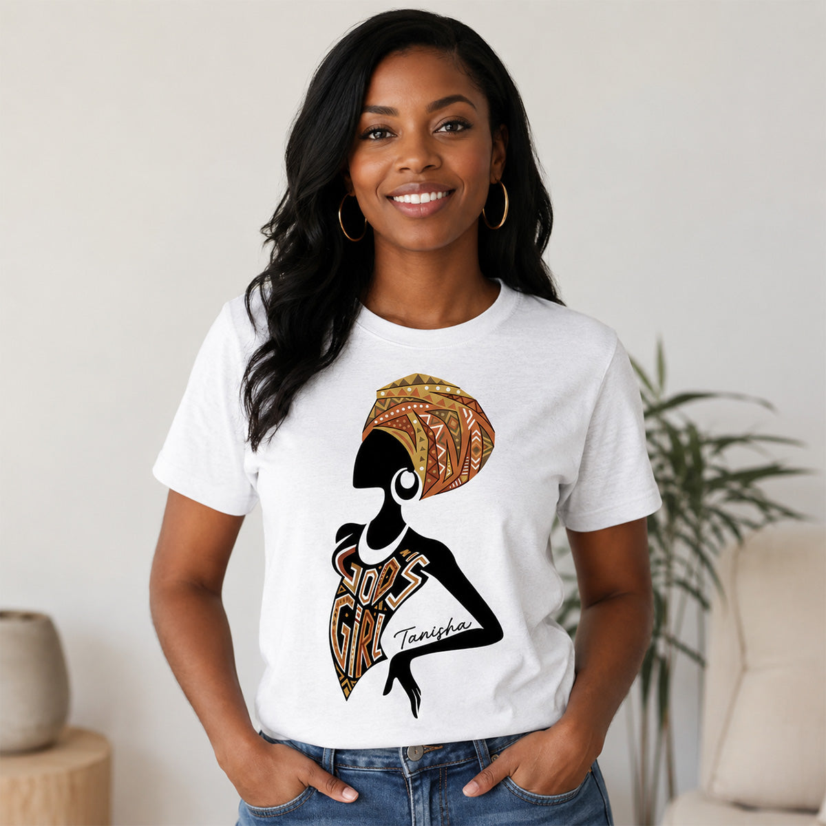 God's Girl - Personalized 2D Unisex T-shirt