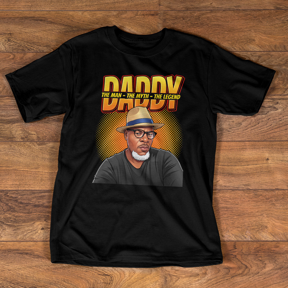 The Man The Myth The Legend Comic  - Personalized 2D Unisex T-shirt