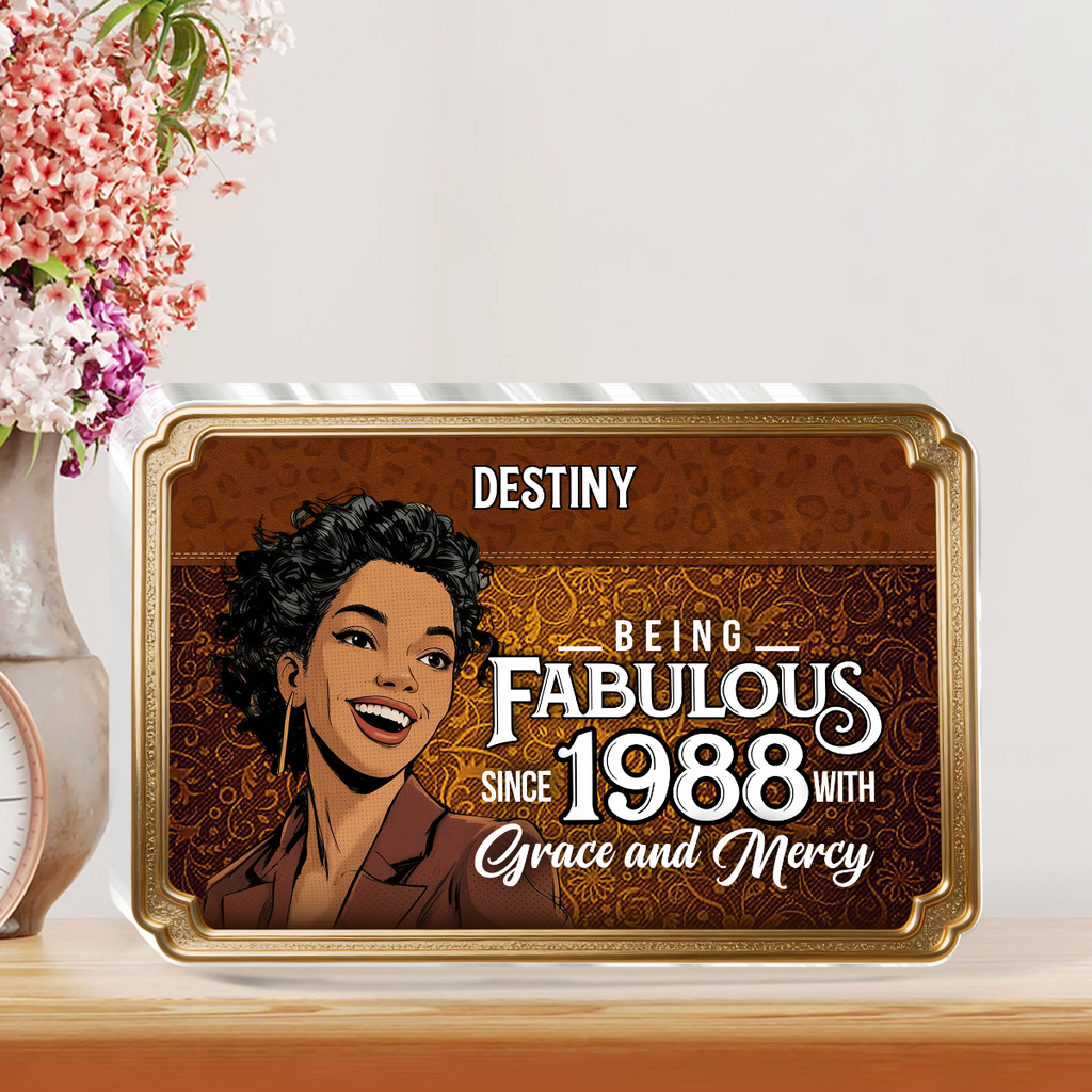 Being Fabulous - Personalized Custom Shaped Acrylic Plaque