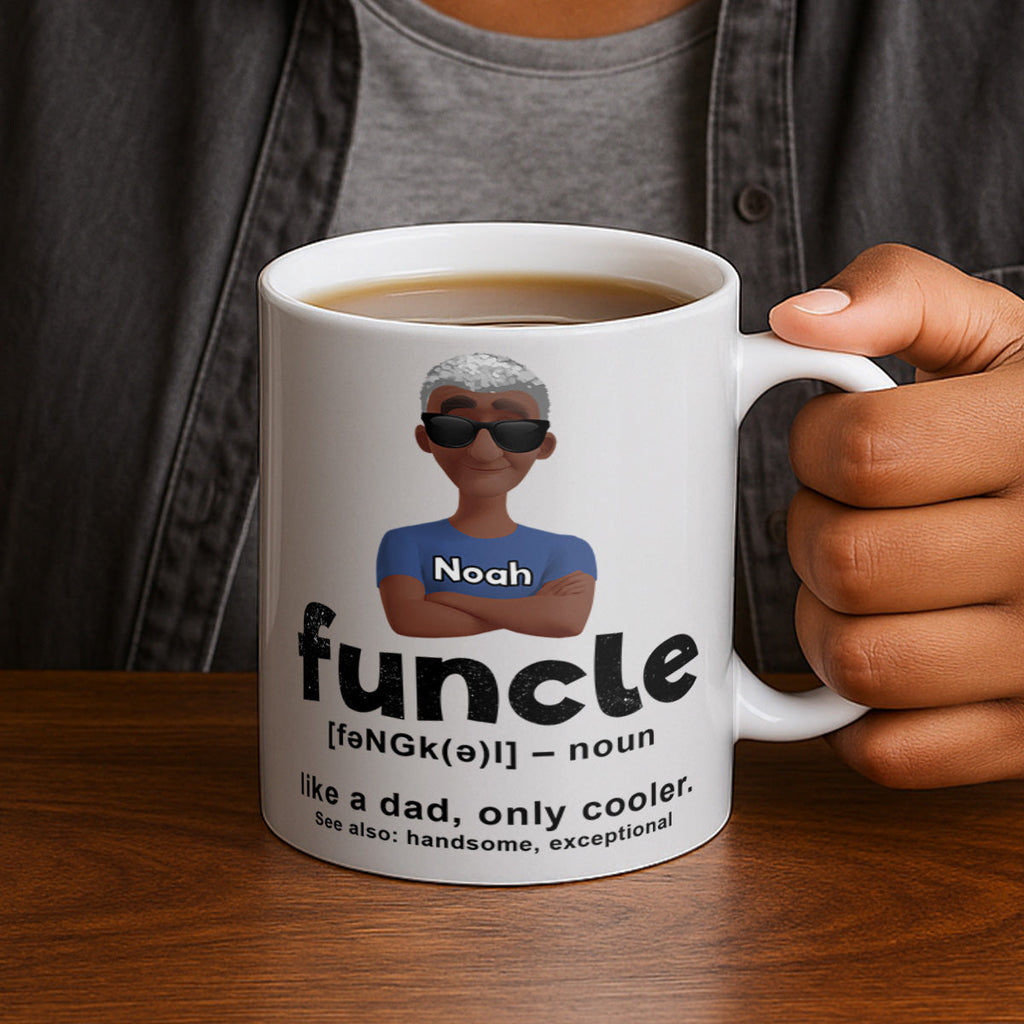 Cool Funcle - Personalized Ceramic Coffee Mug