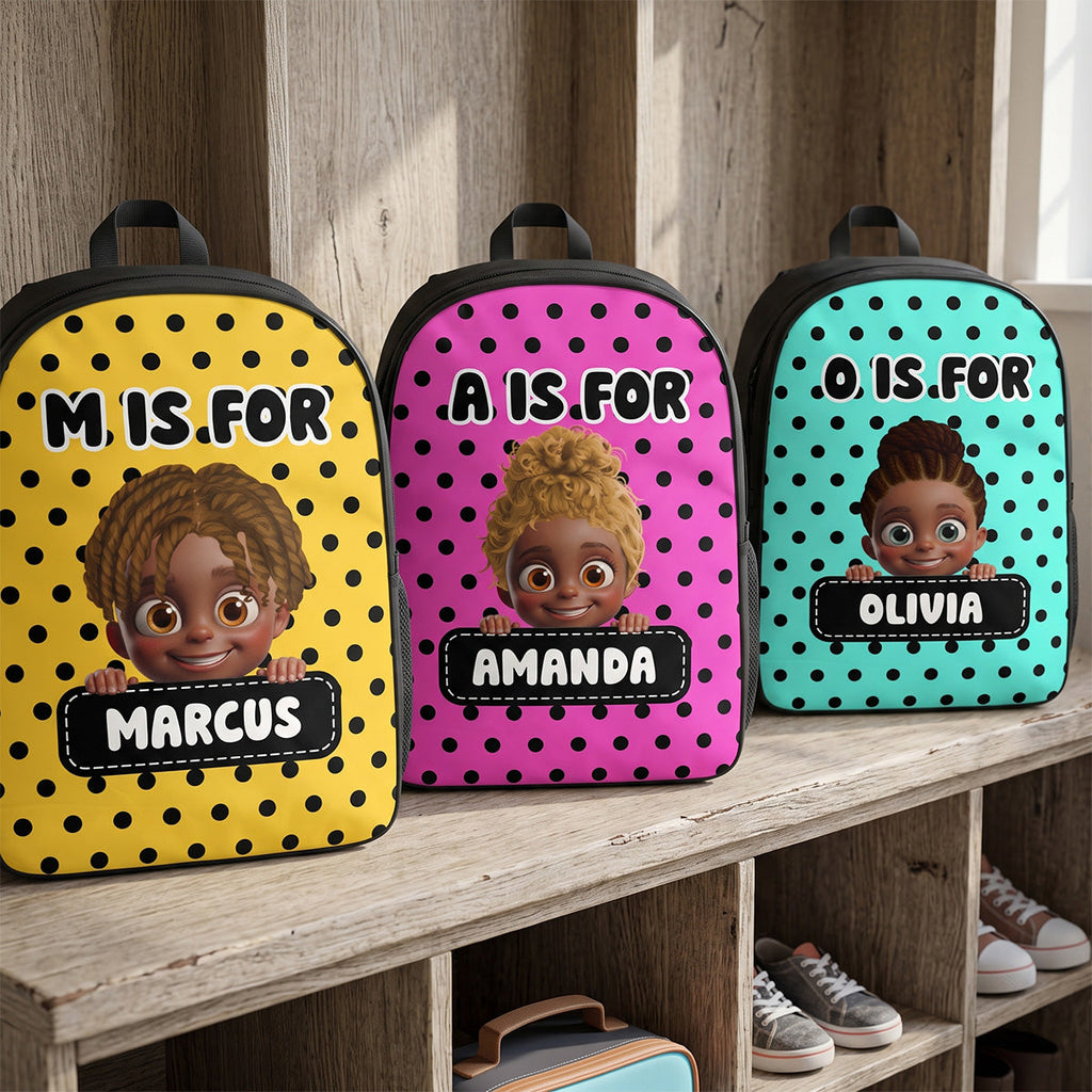 C Is For - Personalized Kid's School Backpack