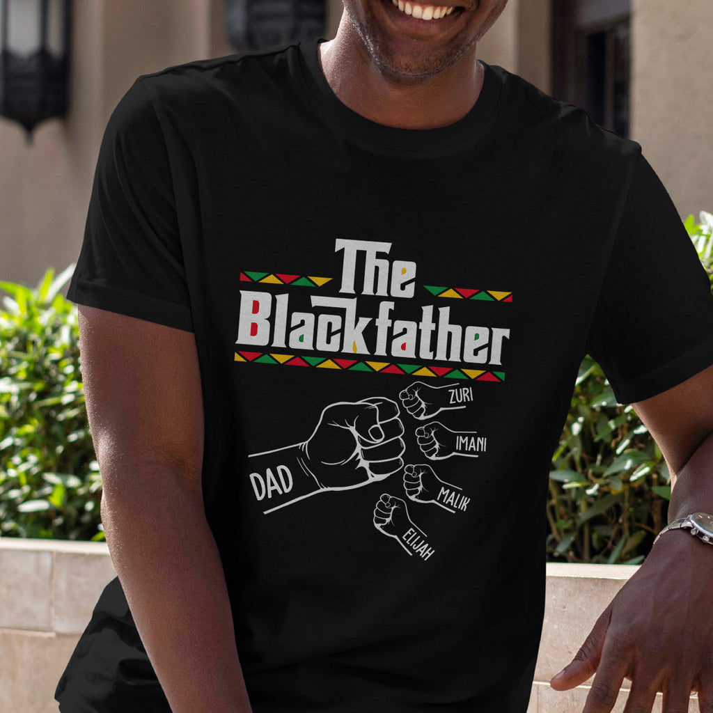 The Blackfather - Personalized 2D Unisex T-shirt